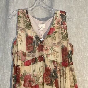 New with tags Sezane Robe Midi Alameda Dress size 40